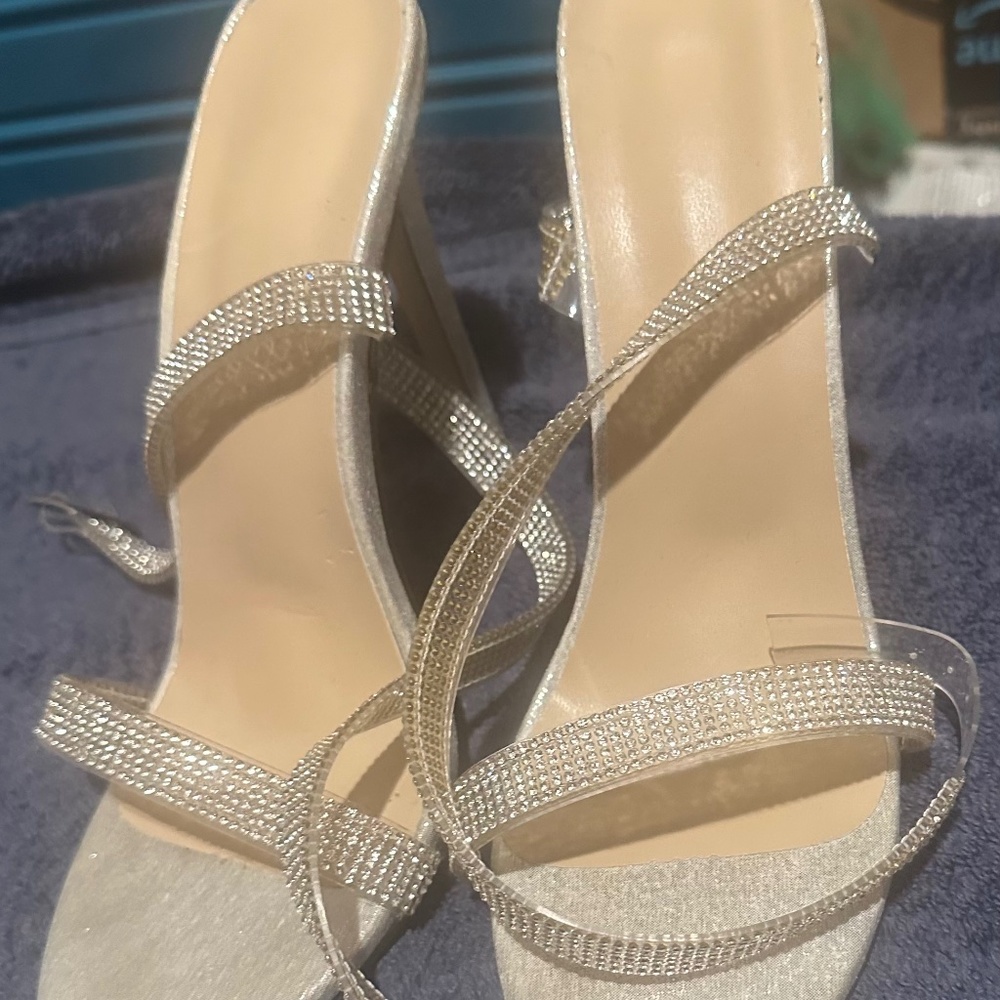 Silver heels